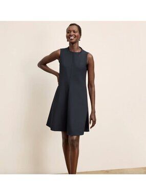 M.M. Lafleur Malala Dress Womens 18 Blue Sleeveless Trapeze Swing Shift